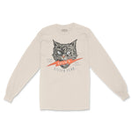 Asbury Park Kitten Club Longsleeve in Natural - front view