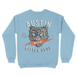 Austin Kitten Club Crewneck Light Blue back