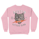 Austin Kitten Club Crewneck Light Pink back