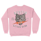 Austin Kitten Club Crewneck Light Pink back