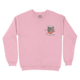 Austin Kitten Club Crewneck Light Pink front