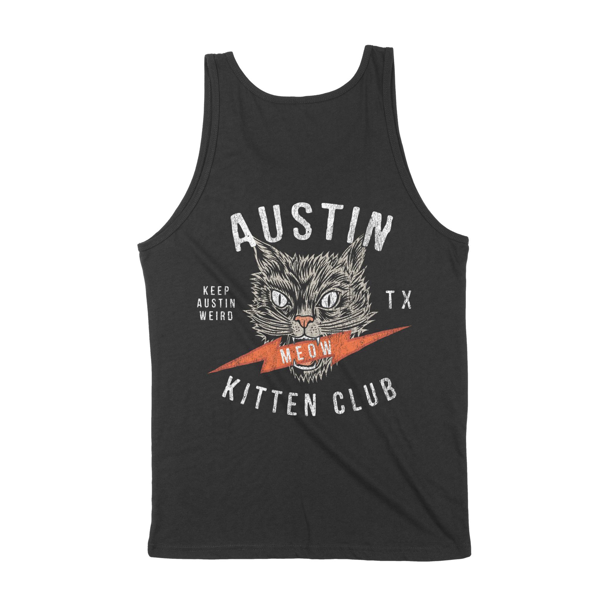 Austin Tank Top in Black - back view