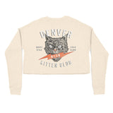 Denver Kitten Club Cropped Crew in Natural - back view