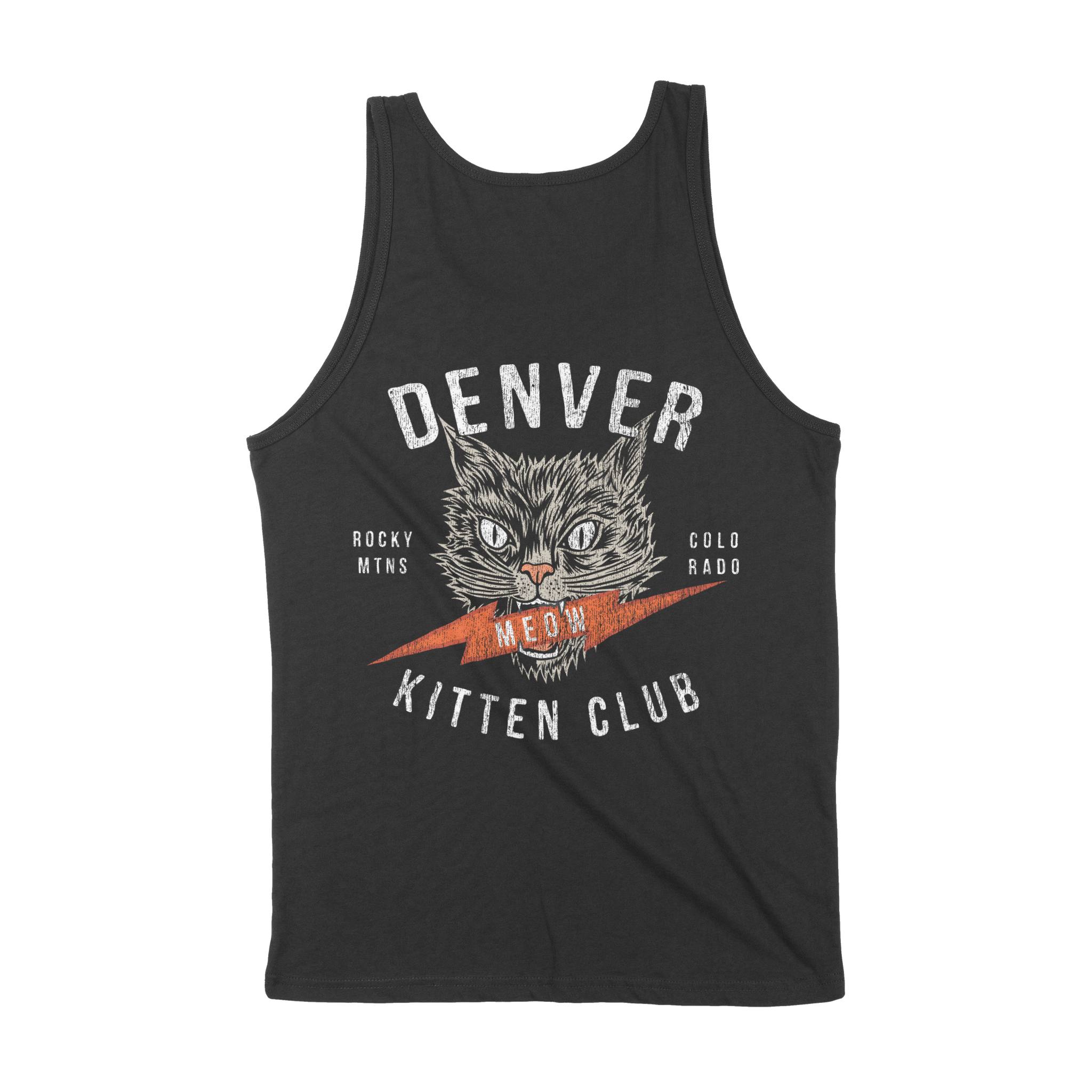 Denver Tank Top in Black - back view