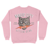 Miami Kitten Club Crewneck Light Pink back