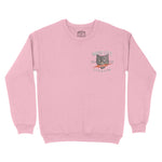 Miami Kitten Club Crewneck Light Pink front