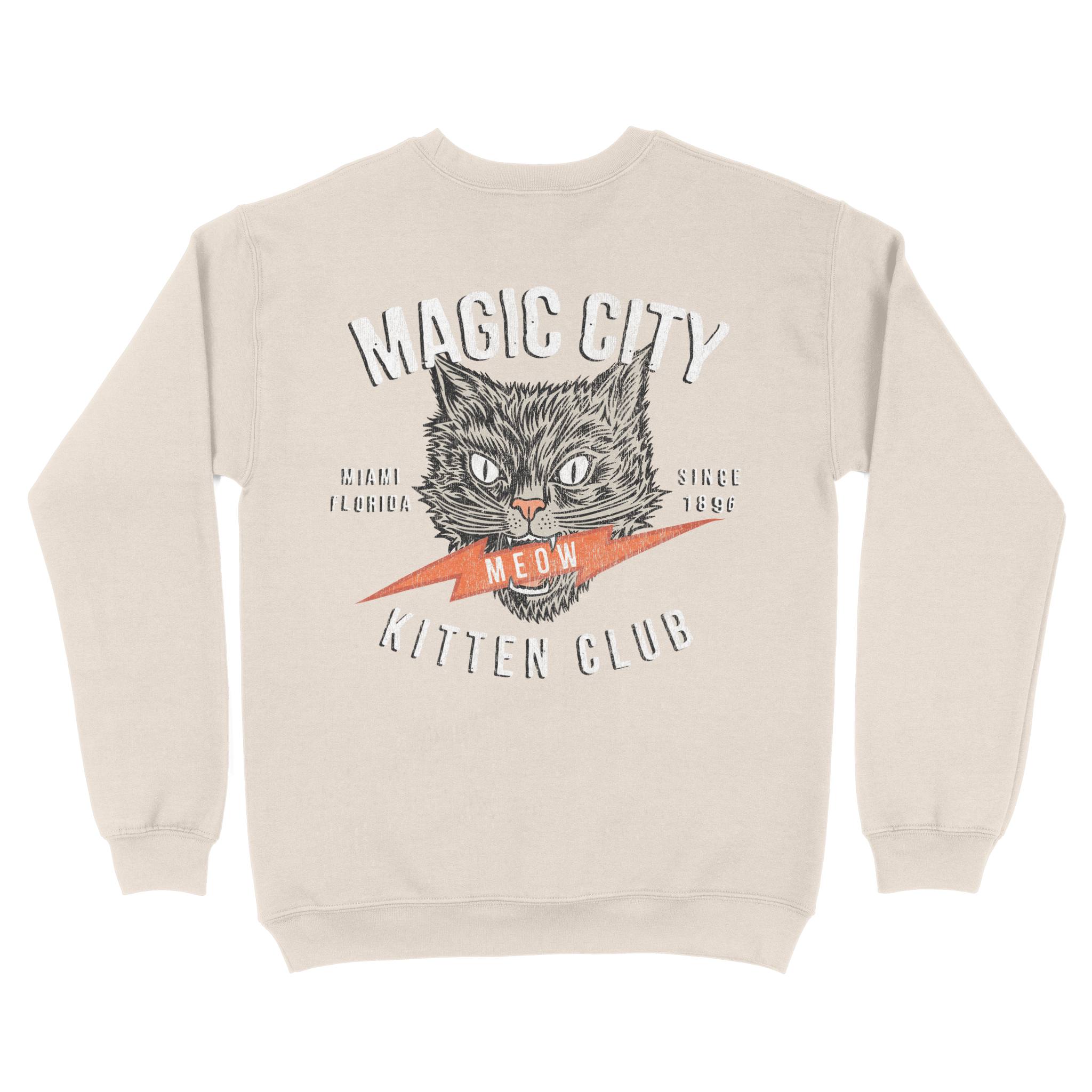 Miami Crewneck in Natural - back view