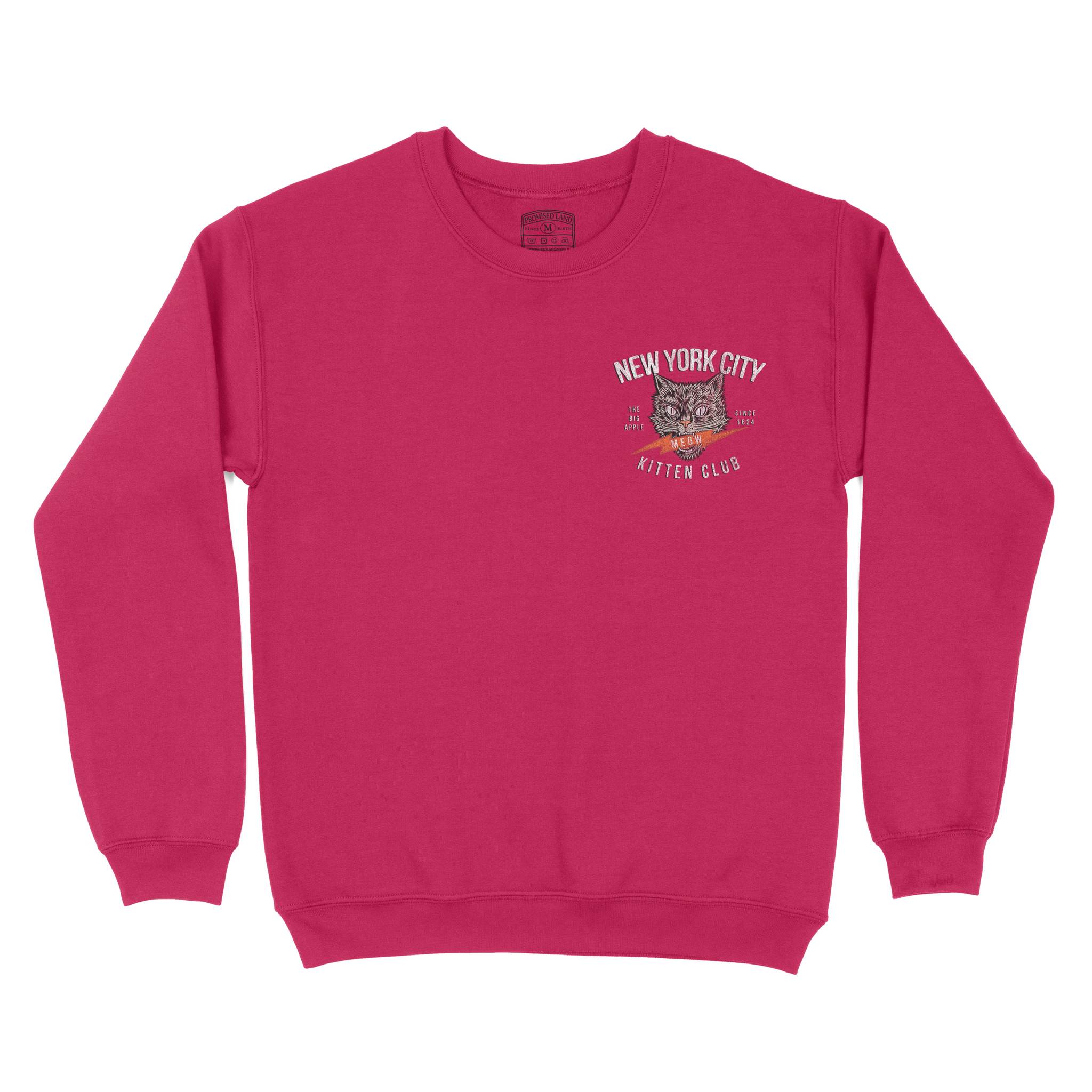 New York Kitten Club Crewneck Heliconia front