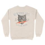 New York Crewneck in Natural - back view