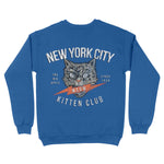 New York Kitten Club Crewneck Royal back