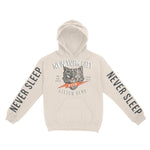 New York Hoodie in Natural - front-sleeves view