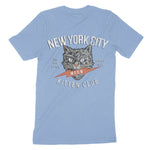 New York Kitten Club T-Shirt Carolina Blue back