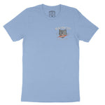 New York Kitten Club T-Shirt Carolina Blue front