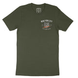 New York Kitten Club T-Shirt Military Green front