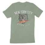 New York Kitten Club T-Shirt Sage back