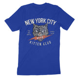 New York Kitten Club T-Shirt True Royal back