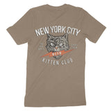 New York Kitten Club T-Shirt Vintage Brown back