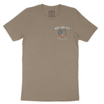 New York Kitten Club T-Shirt Vintage Brown front