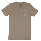 New York Kitten Club T-Shirt Vintage Brown front