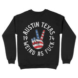 Austin Peace Lover Crewneck Black back