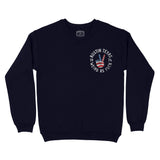 Austin Peace Lover Crewneck Navy front