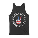 Austin Tank Top in Black - back view