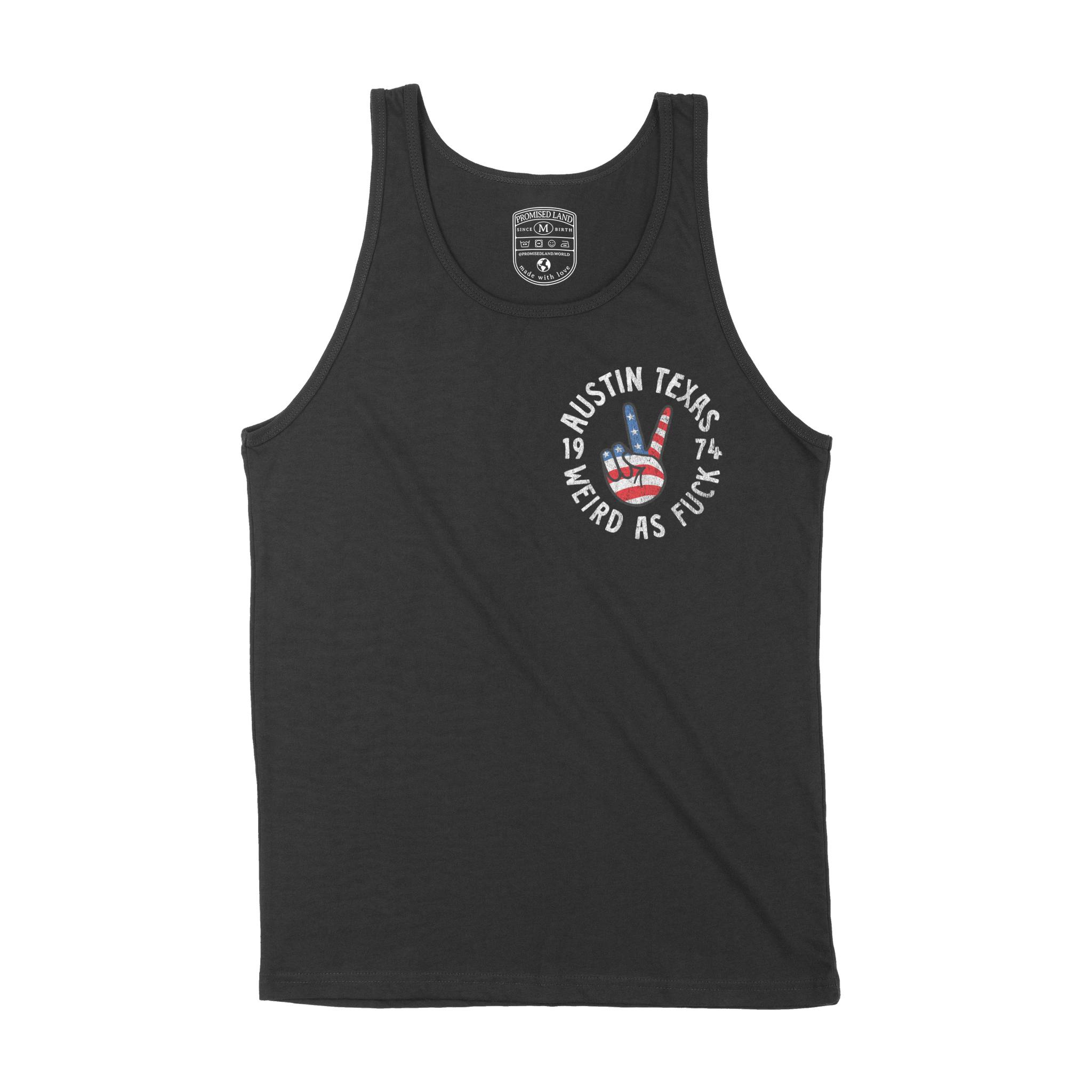 Austin Tank Top in Black - front view