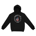 Denver Peace Lover Hoodie Black front