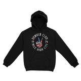 Denver Peace Lover Hoodie Black front