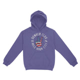 Denver Peace Lover Hoodie Violet front