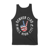 Denver Tank Top in Black - back view