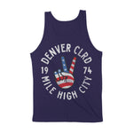 Denver Peace Lover Tank Top Navy back
