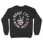 Miami Crewneck in Black - back view