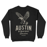 Austin Bourbon Crewneck Black back