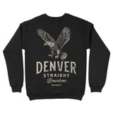 Denver Bourbon Crewneck Black back