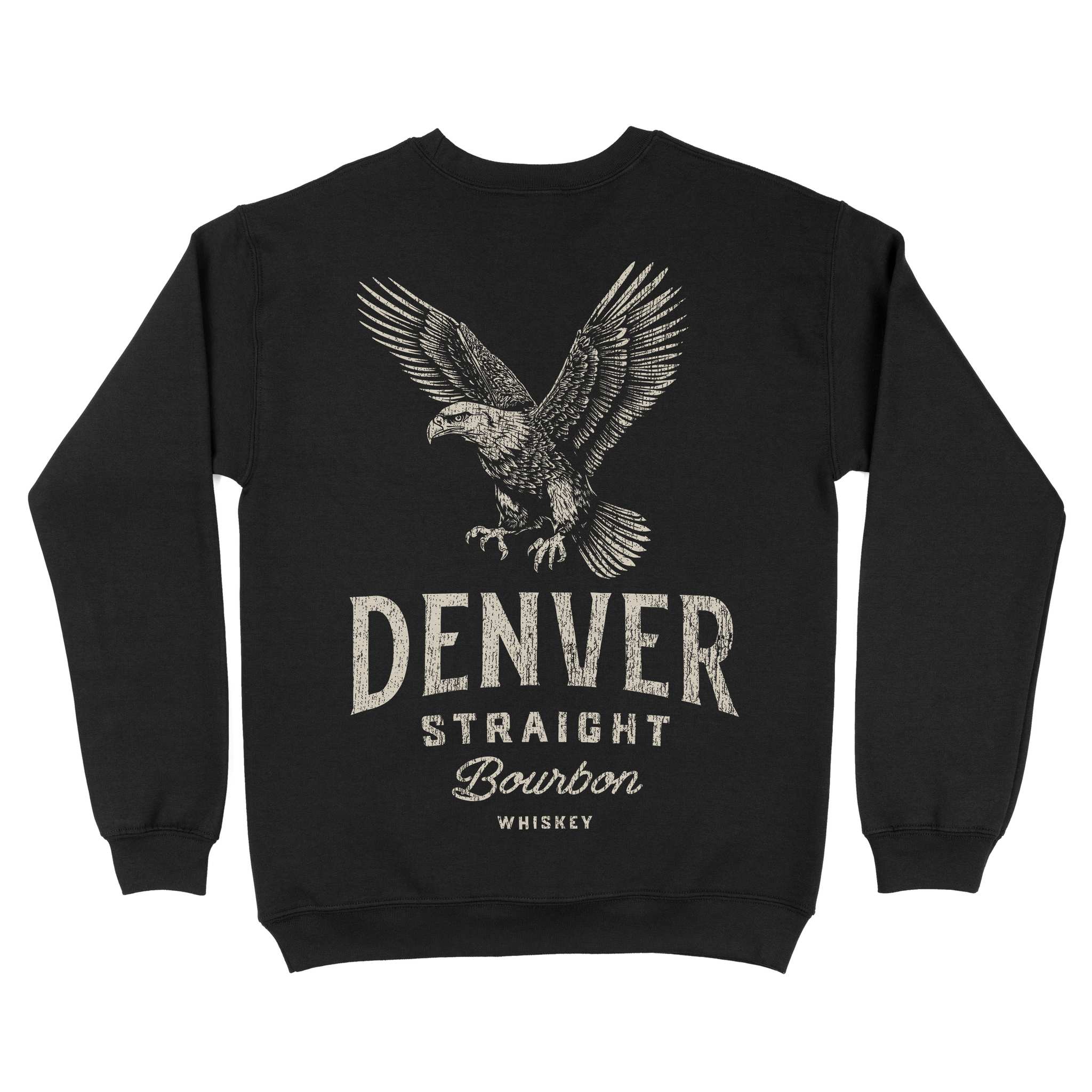 Denver Bourbon Crewneck Black back