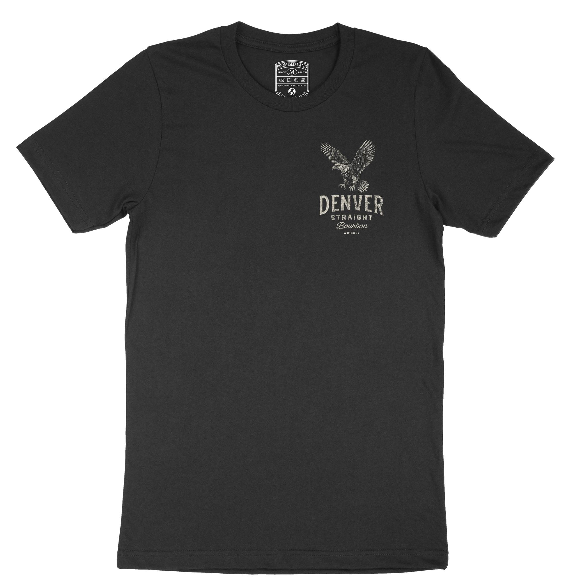 Denver Bourbon T-Shirt Black front