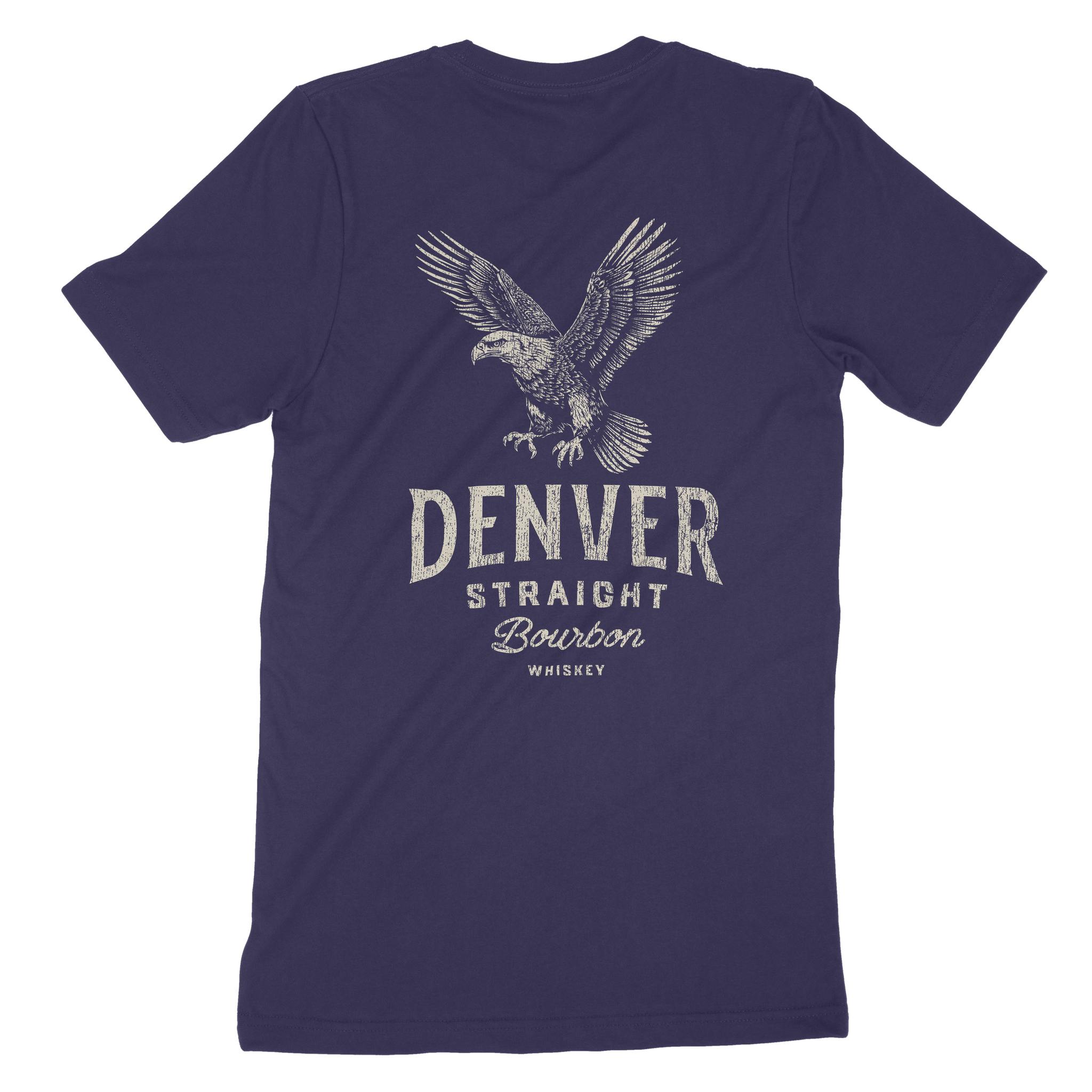 Denver Bourbon T-Shirt Navy back