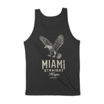 Miami Tank Top in Black - back view