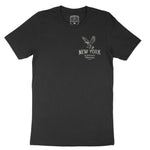 New York Bourbon T-Shirt Black front