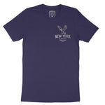 New York Bourbon T-Shirt Navy front