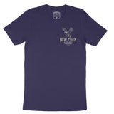 New York Bourbon T-Shirt Navy front