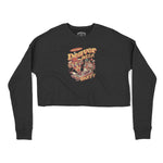 Denver Cropped Crew in Black - front view