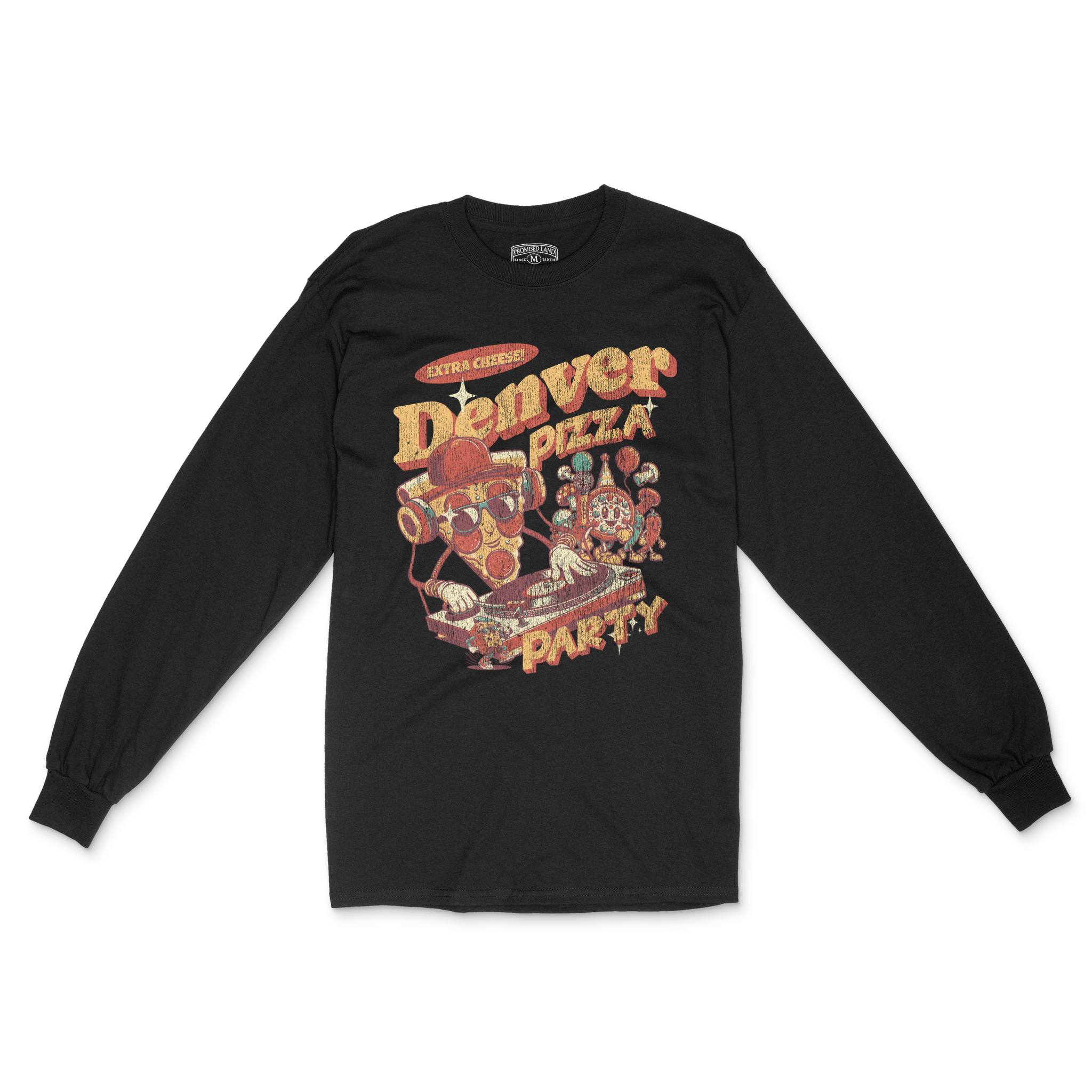 Denver Longsleeve in Black - front view