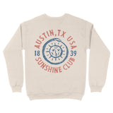 Austin Crewneck in Natural - back view