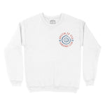 Austin Crewneck in White - front view
