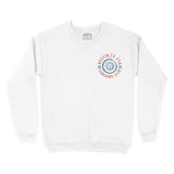 Austin Crewneck in White - front view