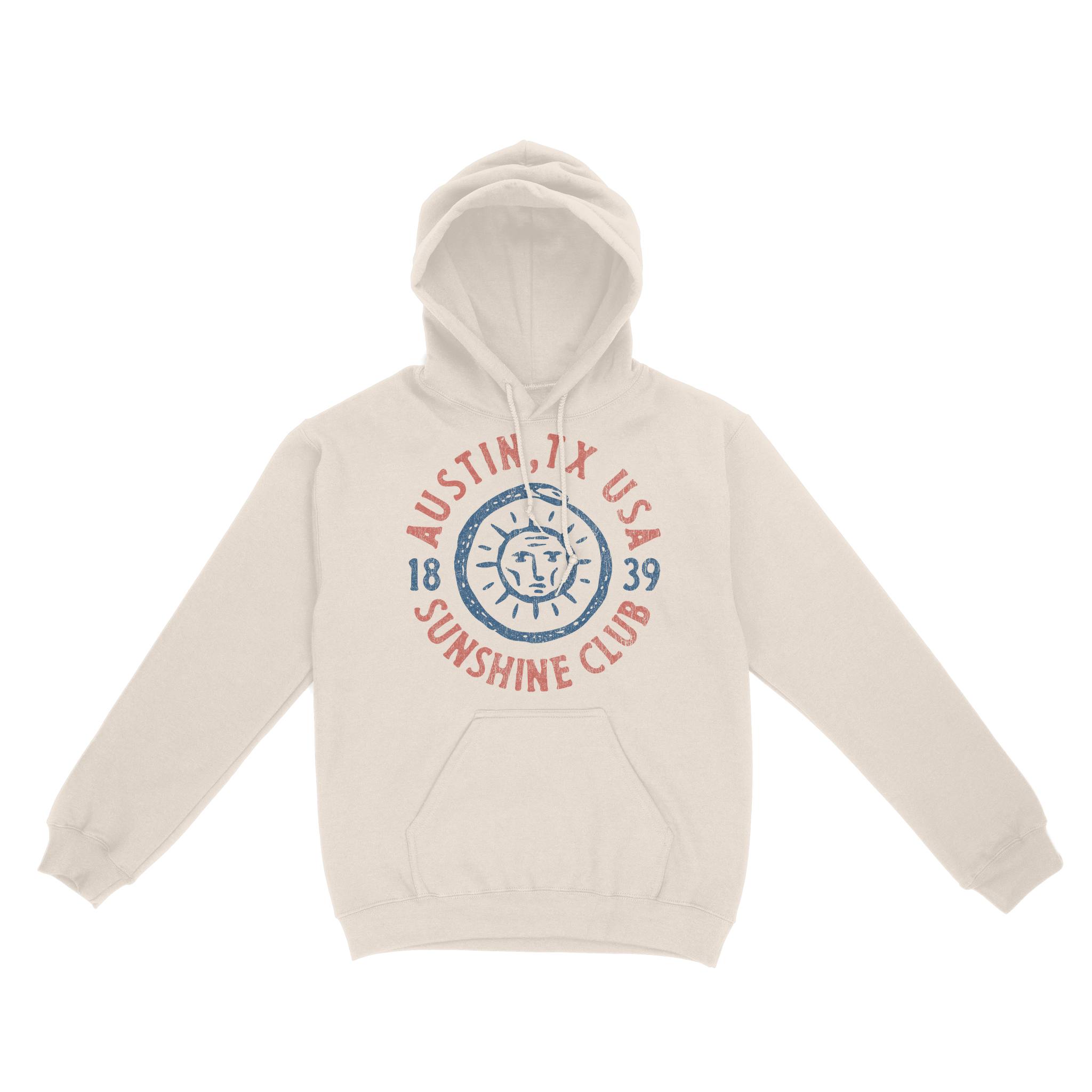 Austin Hoodie in Natural - front view