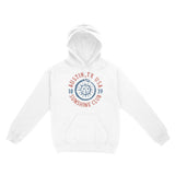 Austin Hoodie in White - front view