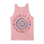 Austin Sun God Tank Top Pink back